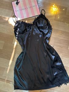 Black Satin Nightie