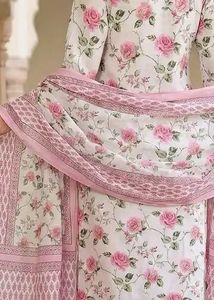 Elegant Floral Print Kurta Set