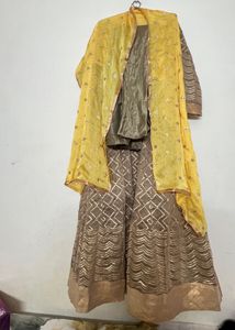 Elegant Indian Lehenga Choli with Dupatta