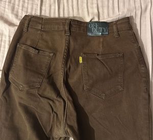 Off-duty Brown Flare Jeans