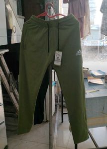 Adidas Olive Green Track Pants