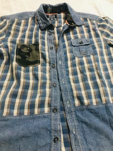 New Checked Casual Thick Shirt, Padded Shirt H&amp;M