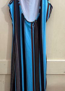Striped Spaghetti Strap Dress