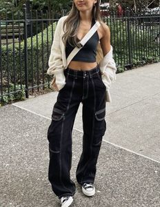 Urbanic black washed Cargo Jeans
