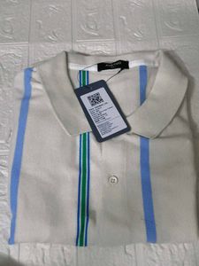 Men's Striped Polo Shirt