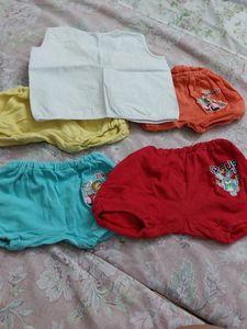 New Born Undies Nd Front Open Baniyan