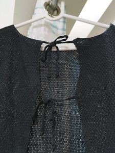 Black cardigan