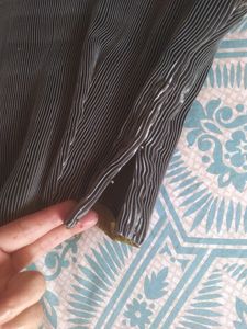 Wrinkled Blouse Cum Crop Top