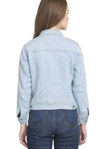 Amazon New Denim Jacket[FREE FLOWER CLAW CLIP]