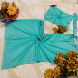 Heavy Sea Green Net Kurta Set with Sequins Work