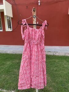 Red Striped Summer Dress