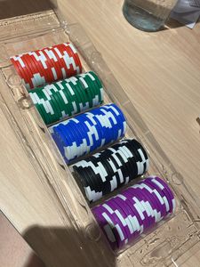 Poker Set with a Carpet