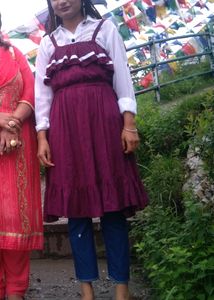 Purple Layered Dress