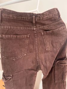 Brown Cargo Jeans