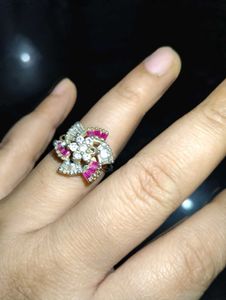Sparkling Gold-Tone Ring