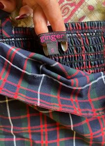 Tartan Plaid Camisole Top