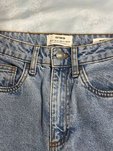 Light Wash Wide Leg Denim Jeans