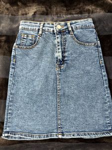 Denim Mini Skirt