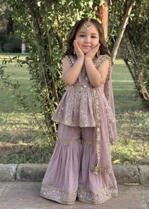 Stunning Ethnic Sharara Set for Girls