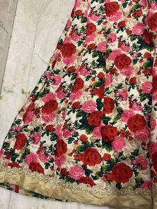 Beautiful Floral Print Ethnic Skirt
