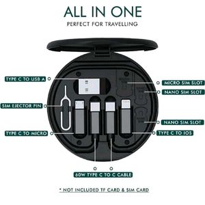 60W Multifunctional Fast Charging Data Cable Set