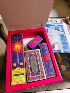 Diwali Pop-Up Card with fragrance items
