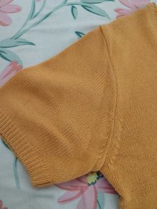 Mustard Short Sleeve Top