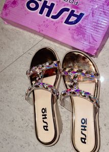 Sparkly Embellished Platform Sandals