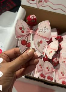 Red Flower Embellishments