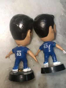 Two Cricket Player Bobbleheads