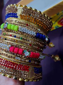 Boho Beaded Bangles Set