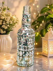 Mosaic Mirror Bottle Decor