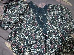 Chic Floral Puff Sleeve Top