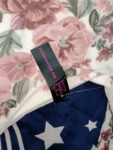 Floral Lace Cold Shoulder Top