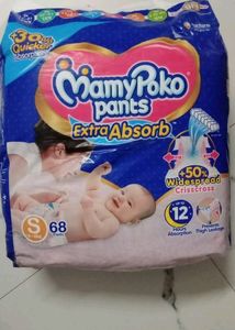 Mamy Poko Pants Extra Absorb S size 68 Pieces