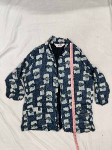Printed Blue Jacket