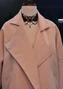 Elegant Light Pink Coat
