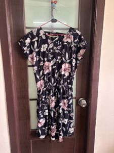 Floral Print Mini Dress