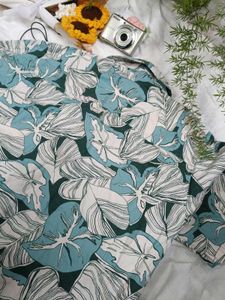Stylish Leaf Print shirt🫶🏻