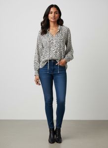 Chic Leopard Print Blouse