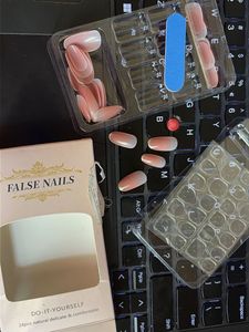 24pcs Natural False Nails