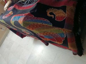 Embroidered Black Stall