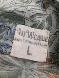 Pastel Green Printed Dress For Women's