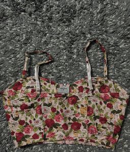 Corset Floral Top
