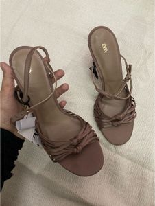 Zara brown heels
