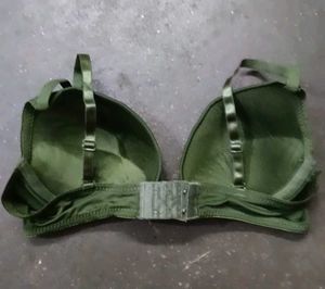 Olive Green Padded Bra