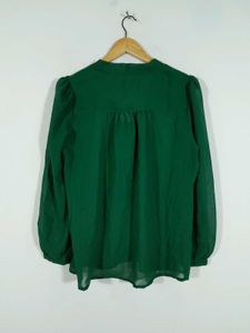 Dark Green Top Women's