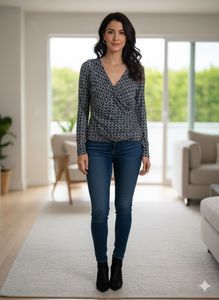 New York Company Patterned Top