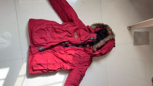Red Fur Hooded Jacket