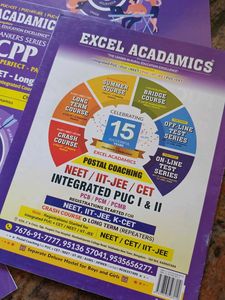 Excel Acadamics CPP NEET/JEE/CET Study Material